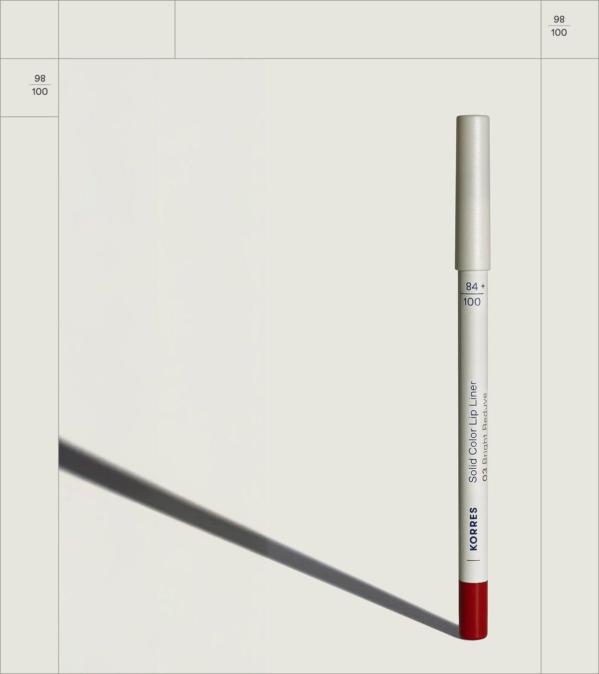 KORRES Solid Color Lip Liner Bright Red 03 (1,2 g)