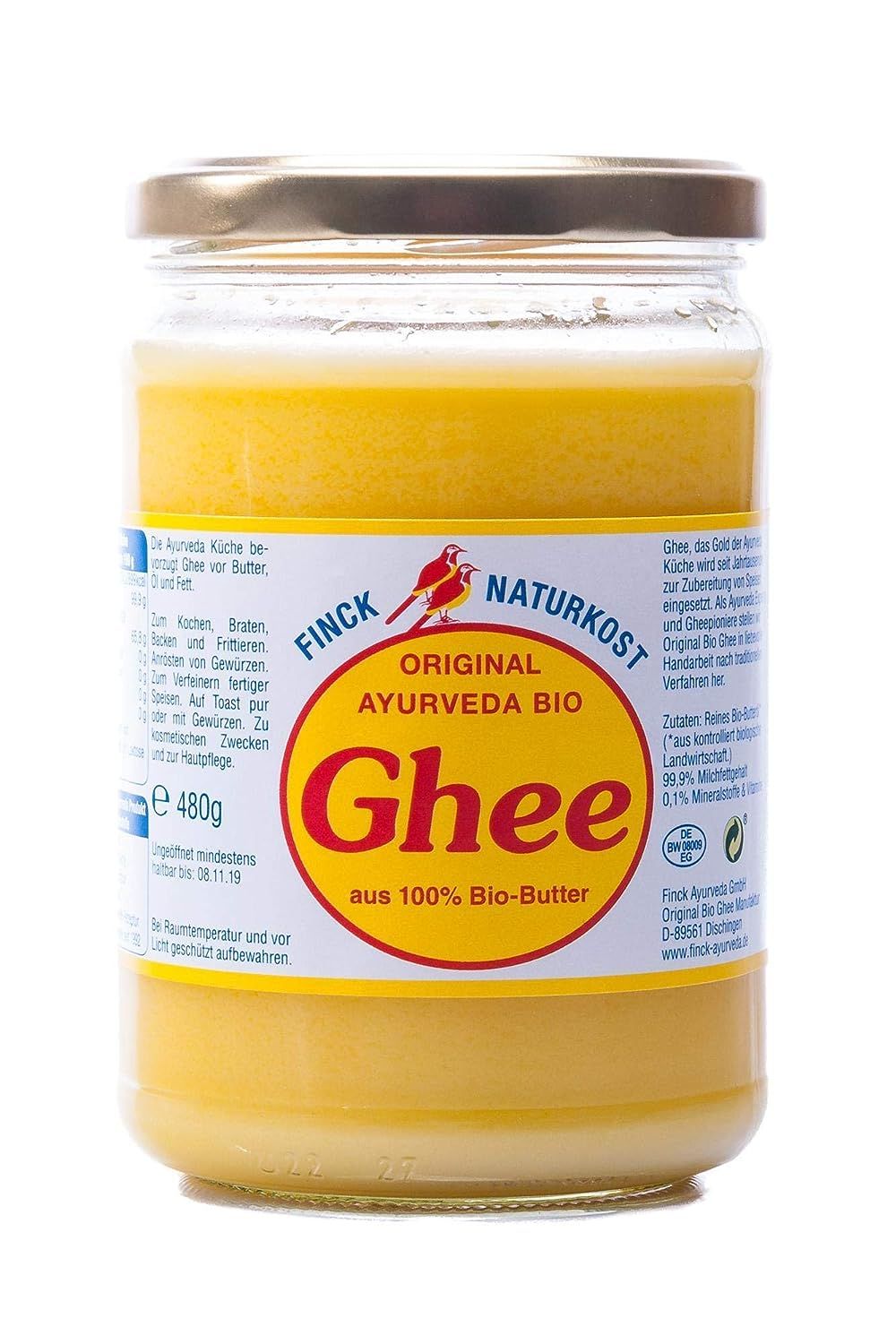 Finck Naturkost Bio Ayurveda Ghee (480 g)