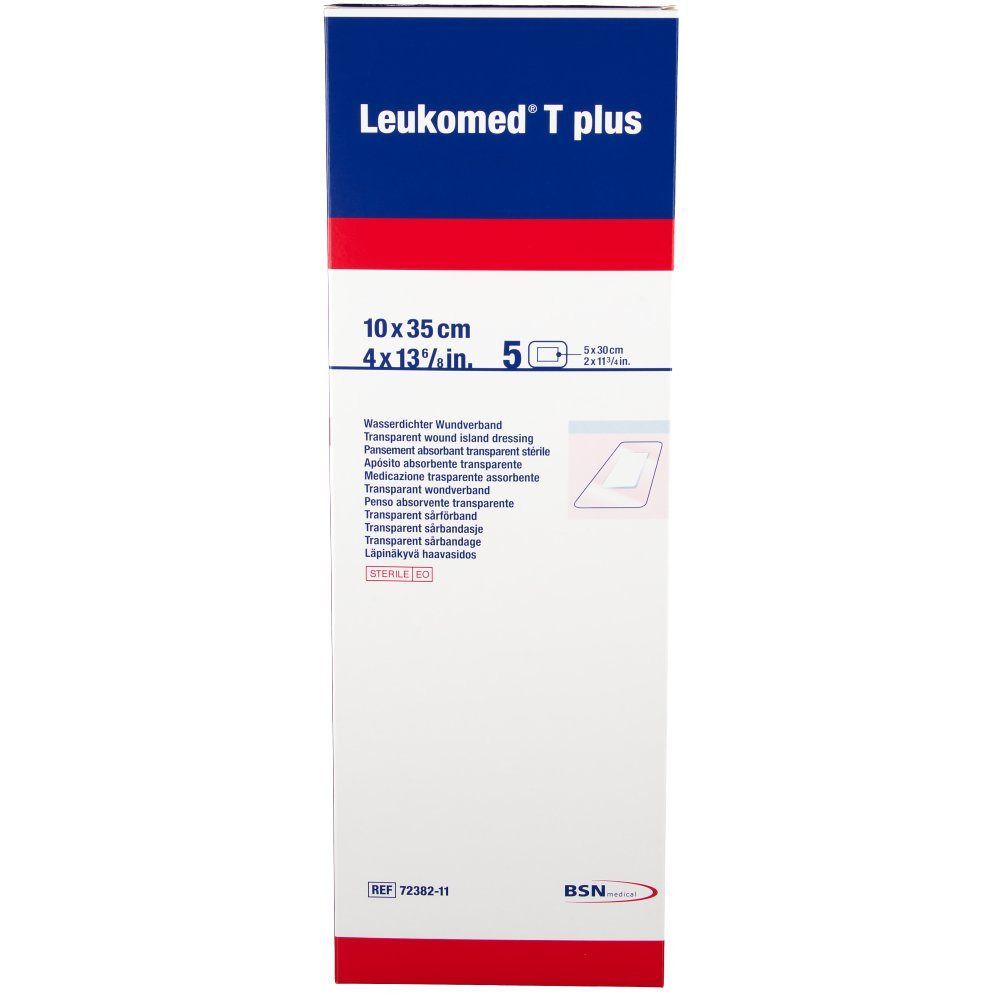 Leukomed® T Plus 10 cm x 35 cm stérile (5 pièces)