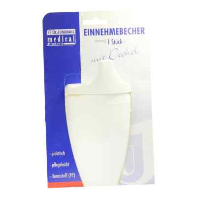 Dr. Junghans Medical GmbH gobelet doseur avec 2 poignées + 2 couvercles 4+12 mm blanc (1 pièce)