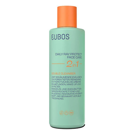 Eubos Daily Ray Protect soin du visage nettoyant double (200 ml)
