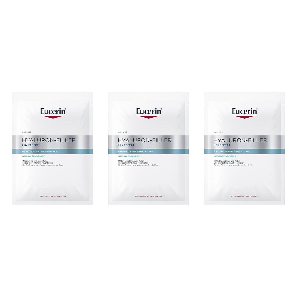 Eucerin Anti-Age Hyaluron-Filler masque intensif (3x1 pièces)