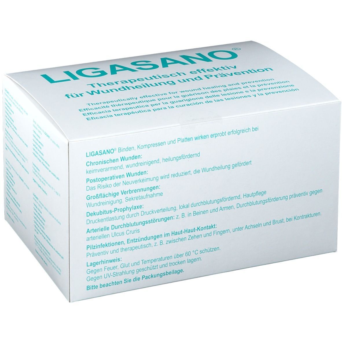 LIGASANO® compresses stériles 10 x 10 x 1 cm (10 pièces)