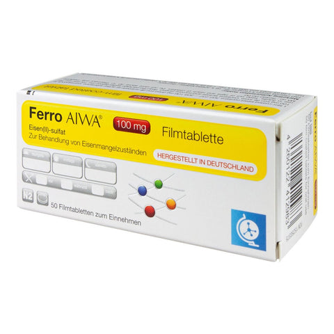 Ferro AIWA 100 mg comprimés pelliculés (50 pièces)