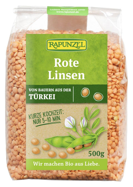 RAPUNZEL Lentilles rouges bio (500 g)