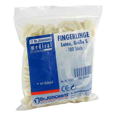 Dr. Junghans Medical GmbH Doigtier chirurgical en latex taille 5 enroulé (100 pièces)