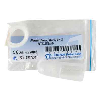 Dr. Junghans Medical GmbH Attelle de doigt selon Stack taille 3 avec bande velcro (1 pièce)