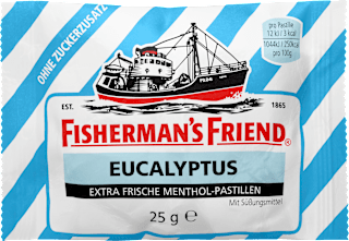 Fisherman's Friend pastilles à l'eucalyptus sans sucre ajouté (25 g)