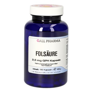 Gall Pharma Acide folique 2,5 mg GPH gélules (180 pièces)