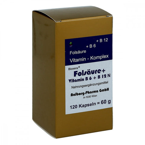 FBK-Pharma Folic acid + vitamin B6 + B12 complex N capsules (120 pieces)