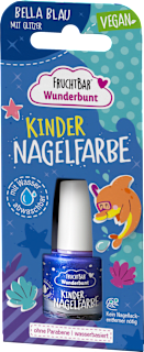 FruchtBar Vernis à ongles Wunderbunt bleu pour enfants (5 ml)