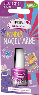 FruchtBar Vernis à ongles Wunderbunt violet pour enfants (5 ml)
