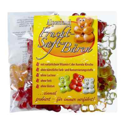 Alpenland Oursons aux jus de fruits, gros oursons, sachet (150 g)