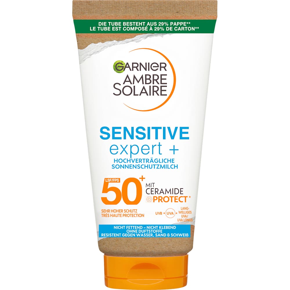 Garnier Ambre Solaire Lait solaire sensitive expert+ SPF 50+ (175 ml)