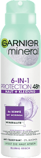 GARNIER mineral Antitranspirant Deospray 6 en 1 Protection (150 ml)