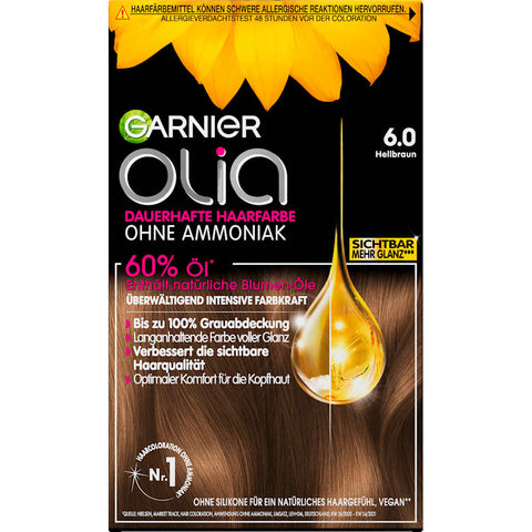 GARNIER Olia hair color 6.0 light brown (1 piece)