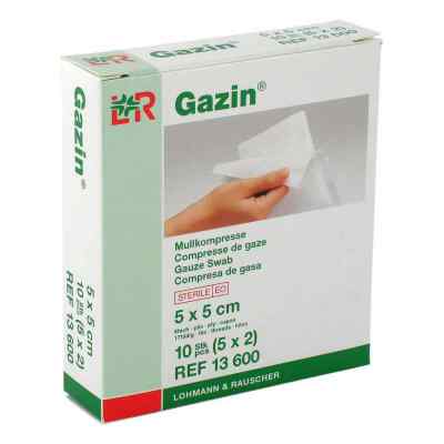 Gazin® sterile gauze pads 5 cm x 5 cm, 8-ply (5x2 pieces)