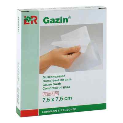 Gazin® sterile gauze swabs 8-ply 7.5 cm x 7.5 cm (5x2 pieces)