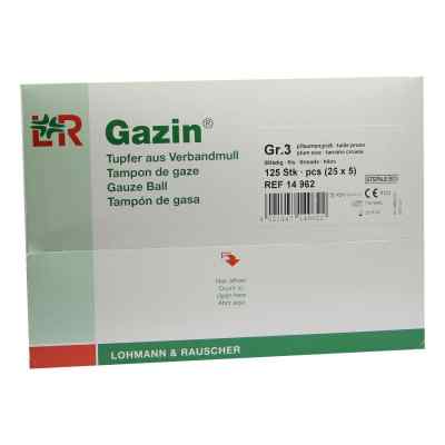 Gazin tampons pflaum.steril 2+3 Schutzr.o.r.k.f (125 pièces)