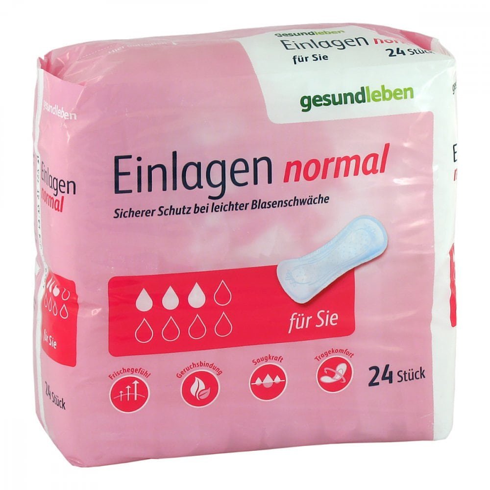 Gesund Leben semelles normales (24 pièces)