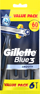 Gillette Blue3 Smooth rasoir jetable (6 pièces)