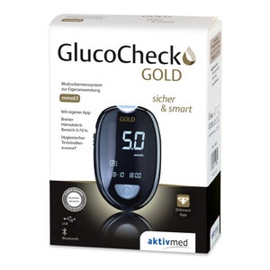 GlucoCheck GOLD glucomètre Set mmol/l (1 pièce)