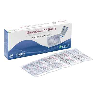 Glucosmart Salsa bandelettes de test de glycémie (50x1 pièces)