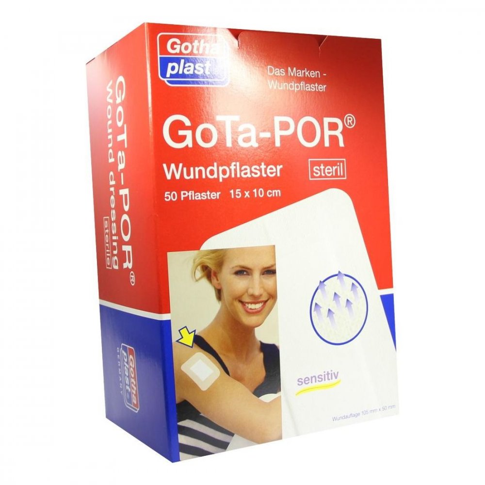 Gothaplast Gota-por pansement stérile 100x150 mm (50 pièces)