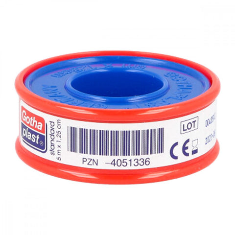 Gothaplast sparadrap standard (5 m x 1,25 cm, 1 pièce)