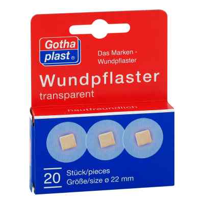 Gothaplast pansement 2,2 cm transparent (20 pièces)