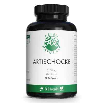 Green Naturals Artichaut 2600mg avec 10% cynarine gélules (240)