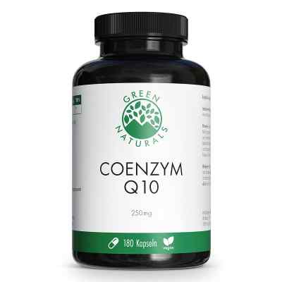 Green Naturals Coenzyme Q10 250 mg gélules hautement dosées vegan (180 gélules)