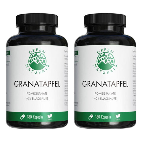 GREEN NATURALS Grenade + 40% acide ellagique gélules (2x180 gélules)