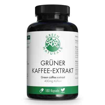 GREEN NATURALS Extrait de café vert 100% caféine (180 pièces)