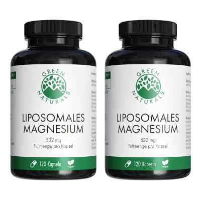 Green Naturals Citrate de magnésium liposomal gélules végétales (2x120 gélules)