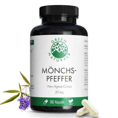 GREEN NATURALS gattilier 20 mg haute dose gélules (180 pièces)