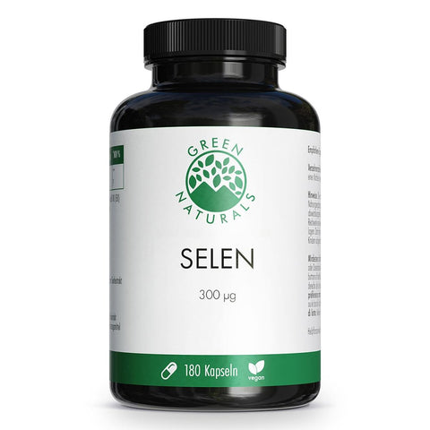Green Naturals Sélénium 300 µg gélules pur végétal végan (180 gélules)
