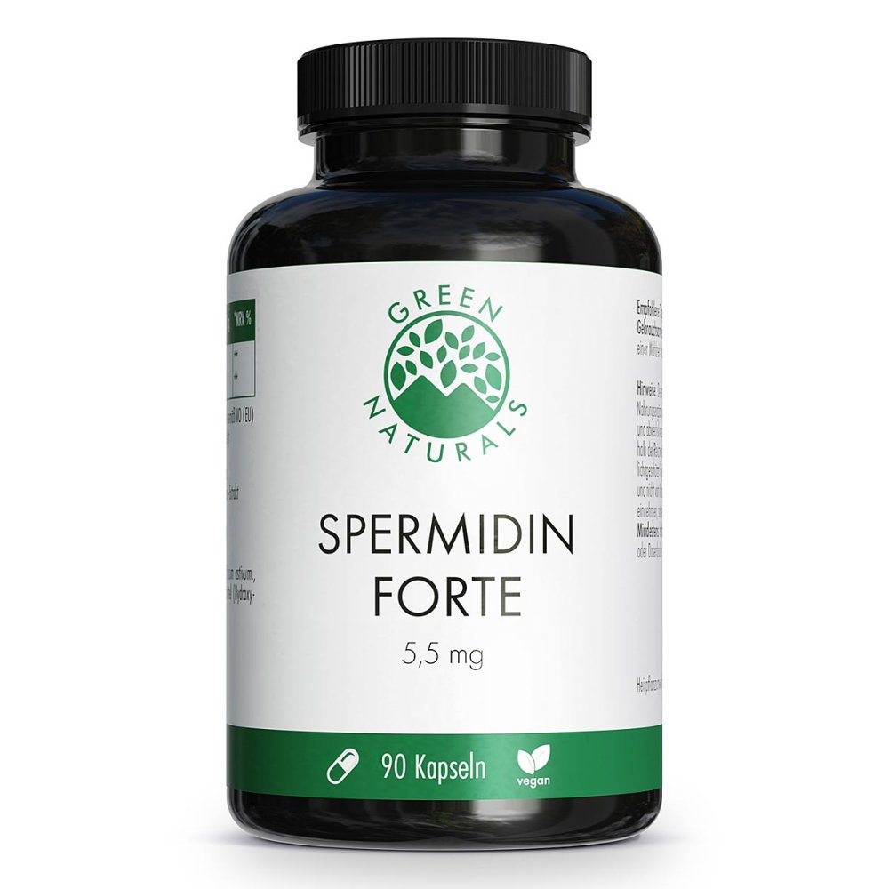 Green Naturals Spermidine Forte 5,5 mg végétalien (90 pièces)