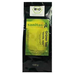 Sanitas thé vert à la vanille bio (100 g)