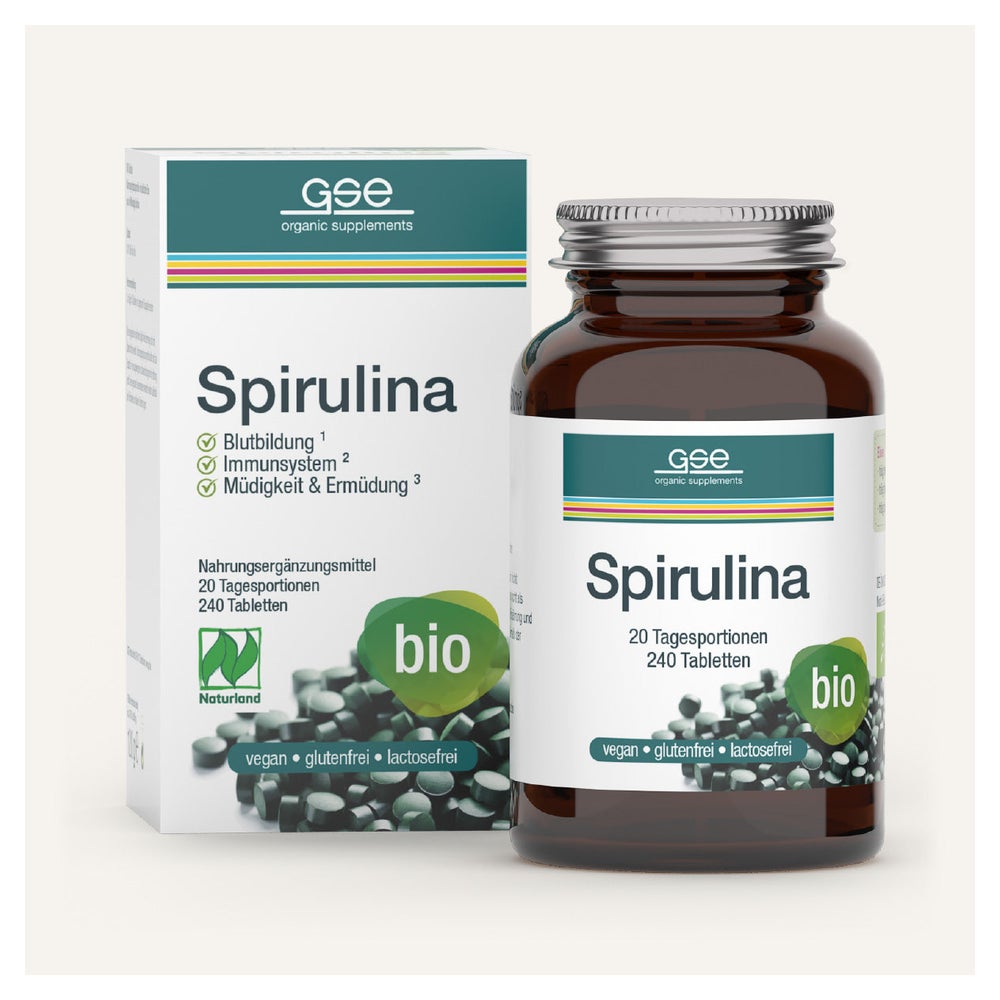 GSE Naturland Bio Spiruline (comprimés) 240 pièces