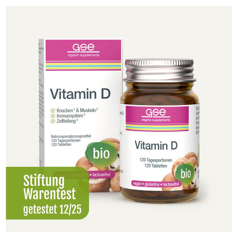 GSE Vitamin D Compact (bio) 120 pièces