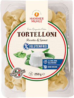 Hammermühle Tortelloni Ricotta & épinards sans gluten (250 g)