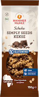 Hammermühle biscuits chocolatés, Simply Seeds, sans gluten (150 g)