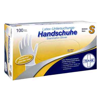 Param GmbH Gants jetables en latex sans poudre taille S (100 pièces)