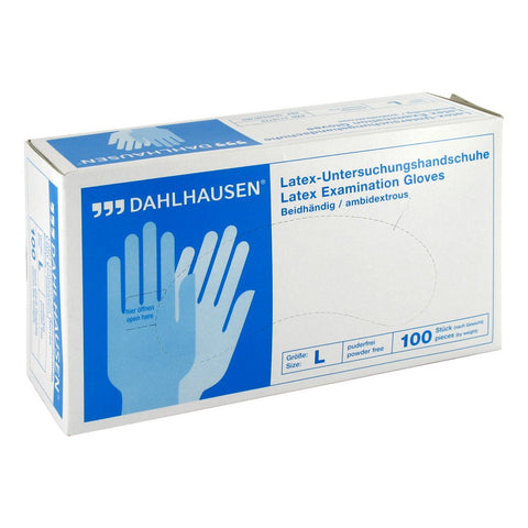 P.J.Dahlhausen & Co. GmbH Gants latex non poudrés taille L (100 pièces)