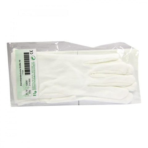 Brinkmann cotton gloves size 10 white (2 pieces)