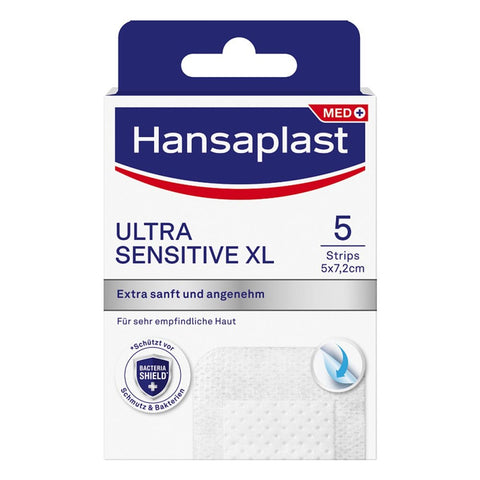 Hansaplast Ultra Sensitive Wundverband 5x7,2 cm XL (5 pièces)