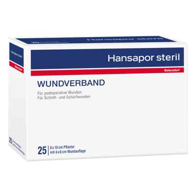 Hansapor steril pansement 8x10 cm (25 pièces)