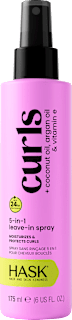 HASK Spray sans rinçage Soin des boucles 5 en 1 (175 ml)