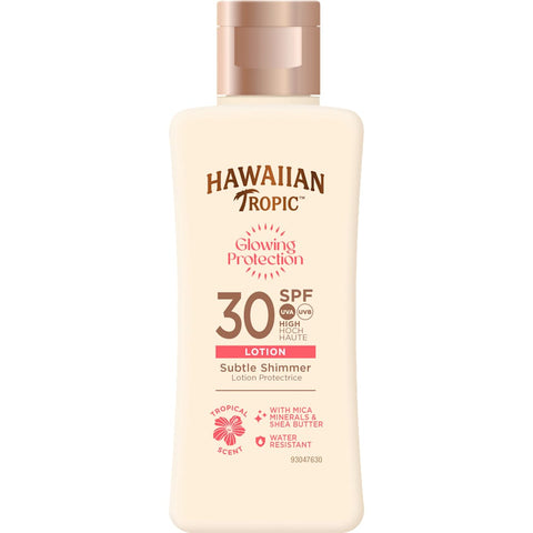 Hawaiian Tropic lait solaire glowing protection SPF 30, format voyage (75 ml)